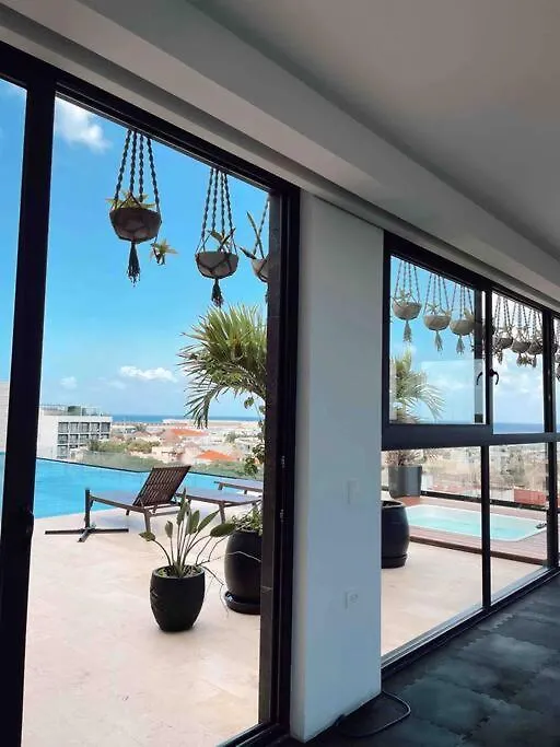Daire Modern Apartment/Jacuzzi/Sauna/Pool/Gym Playa del Carmen