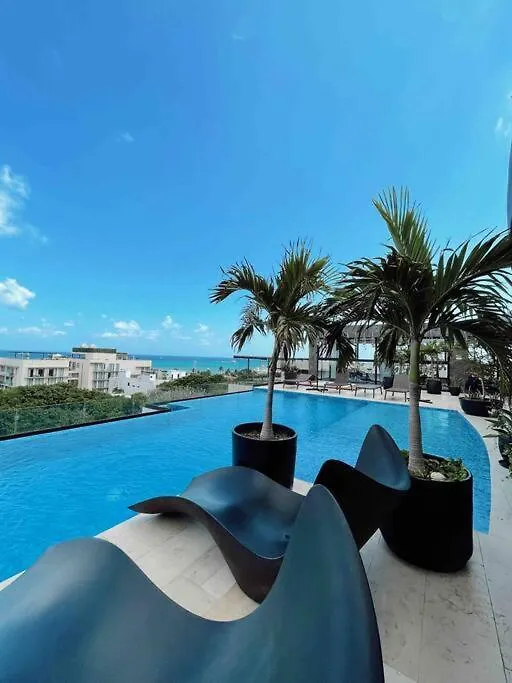 Modern Apartment/Jacuzzi/Sauna/Pool/Gym Playa del Carmen