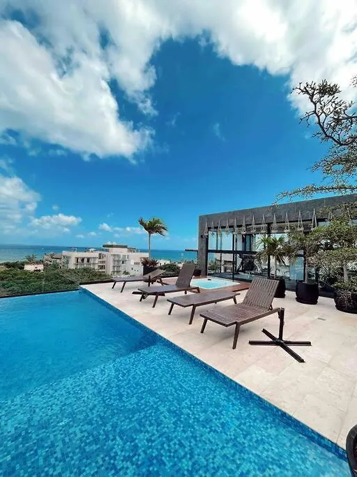 Modern Apartment/Jacuzzi/Sauna/Pool/Gym Playa del Carmen 0*,